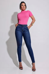 Calça Jeans Modeladora Surreal com Elastano - CH33