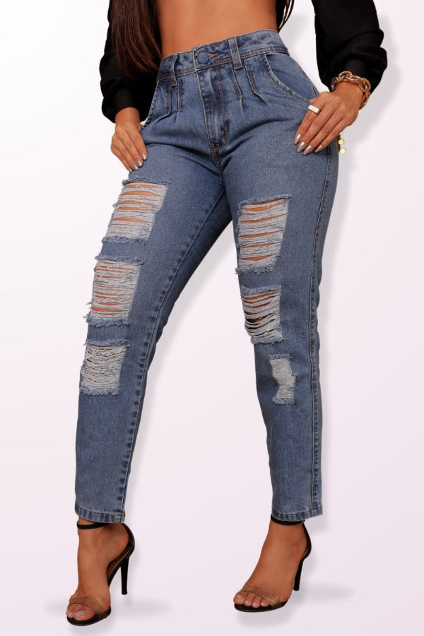 Calça Jeans Modeladora Mom Magnífica - CH40