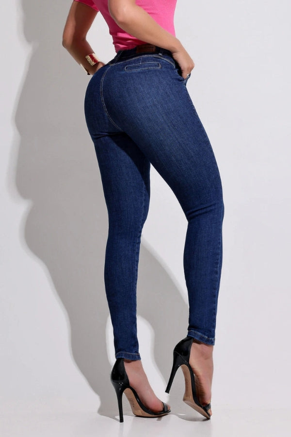 Calça Jeans Modeladora Surreal com Elastano - CH33