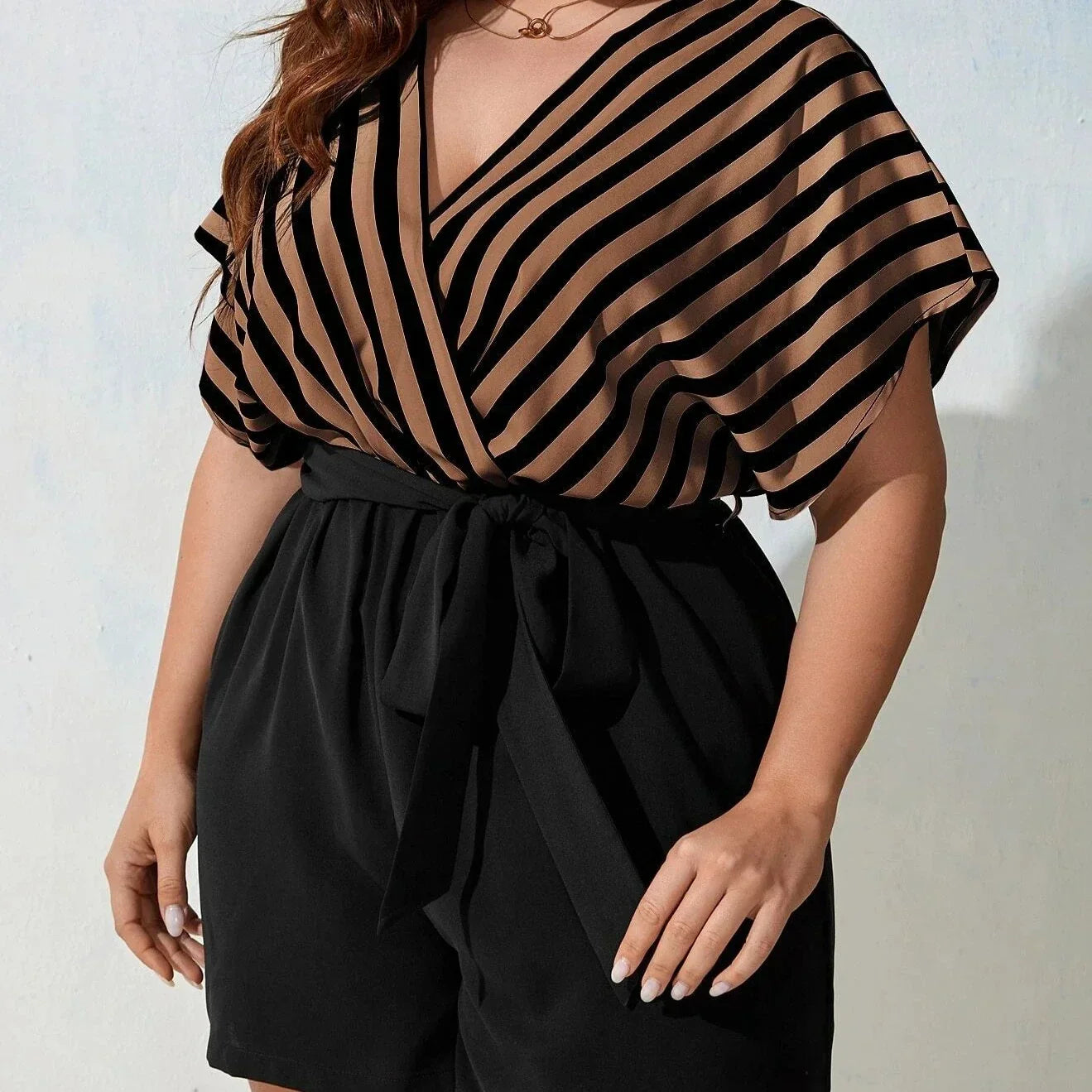 Macacão Plus Size Casual Laura