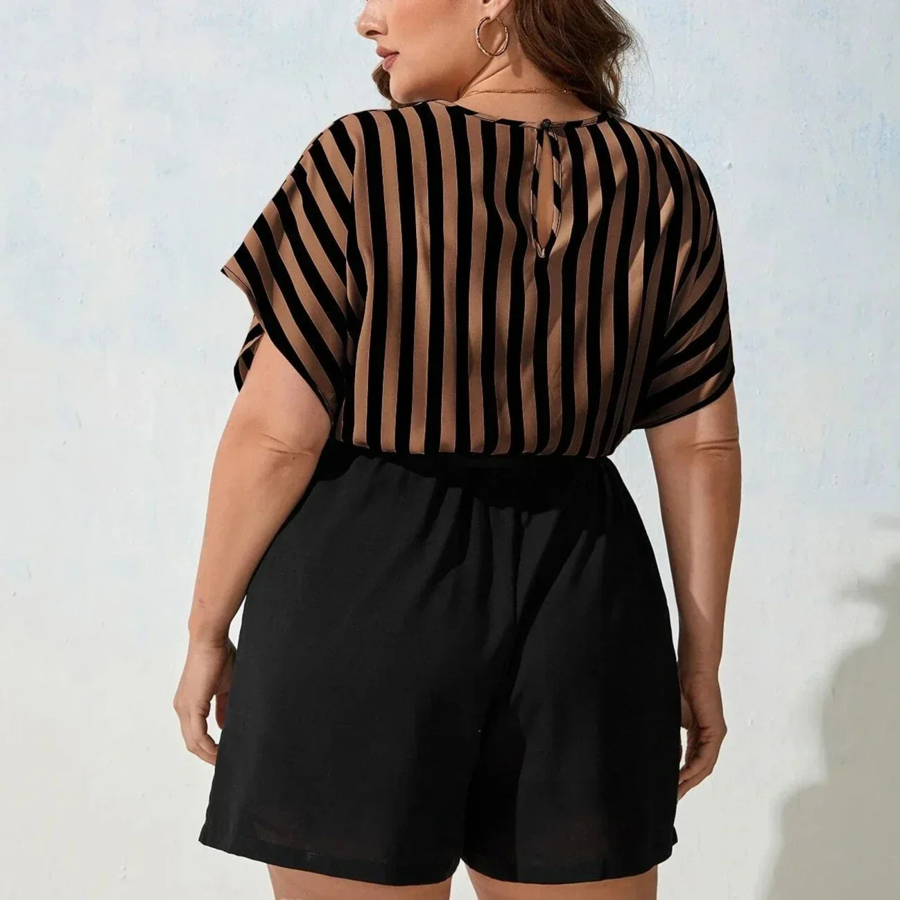 Macacão Plus Size Casual Laura